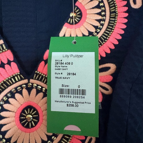 New with tags Lilly Pulitzer mini dress. Never worn. - Picture 3 of 5